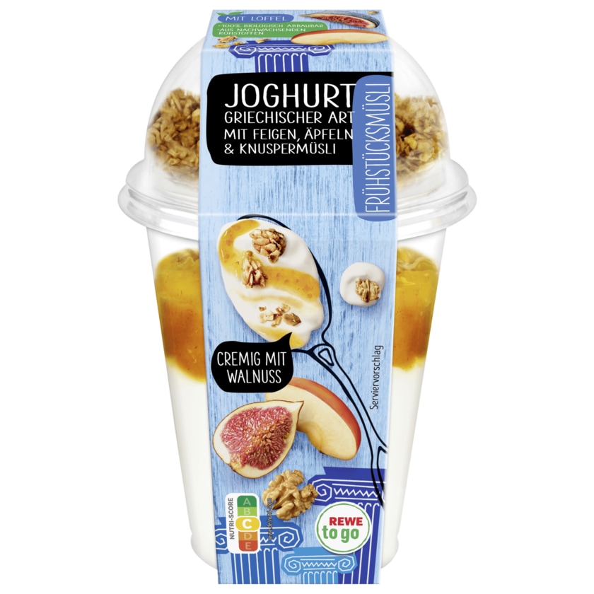 REWE to go Frühstücksmüsli Griechischer Joghurt 255g